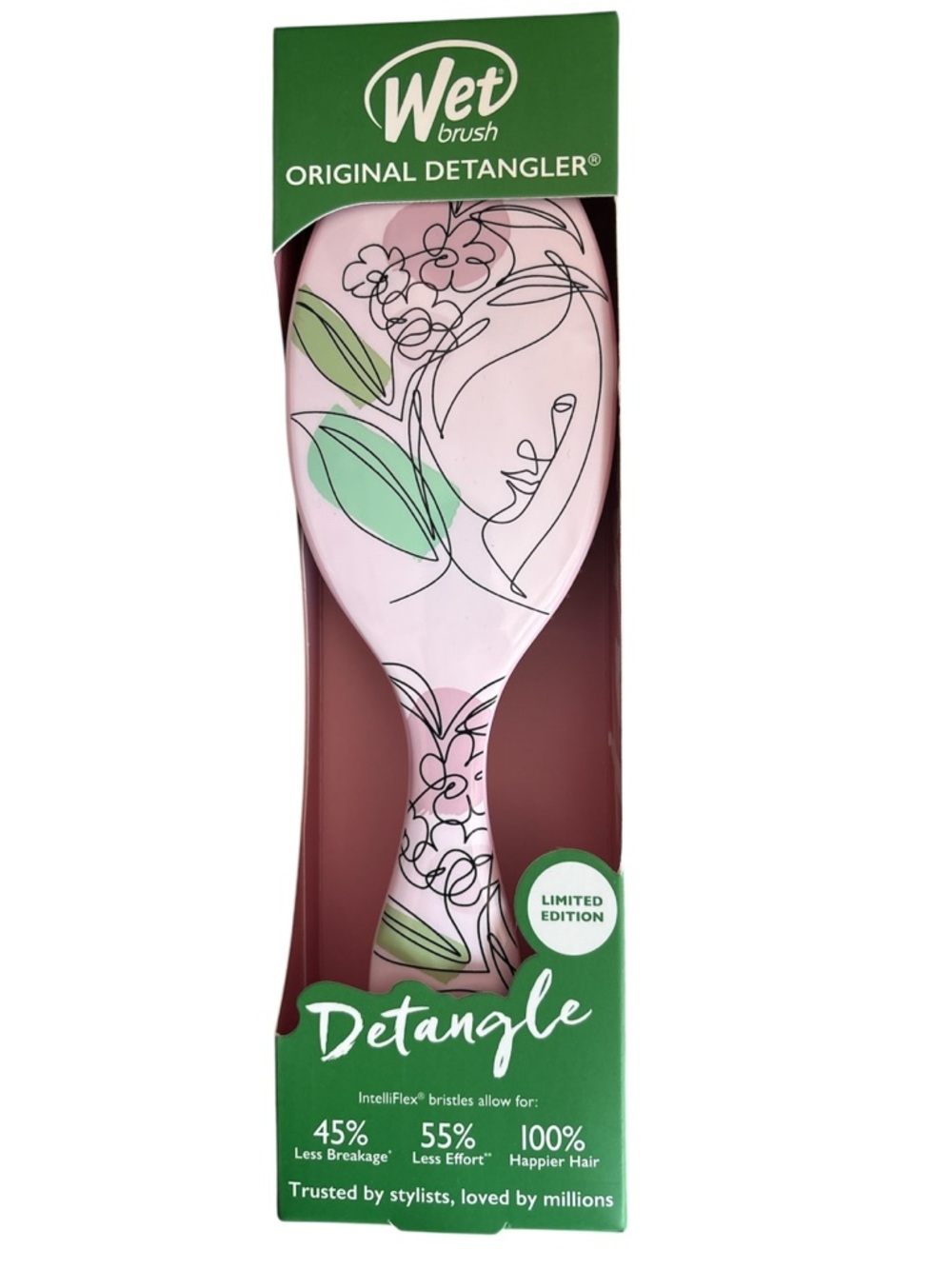 Wet Brush Original Detangler - Pink Floral (Limited Edition)
